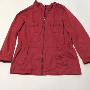 Sonoma Red Hooded Jacket